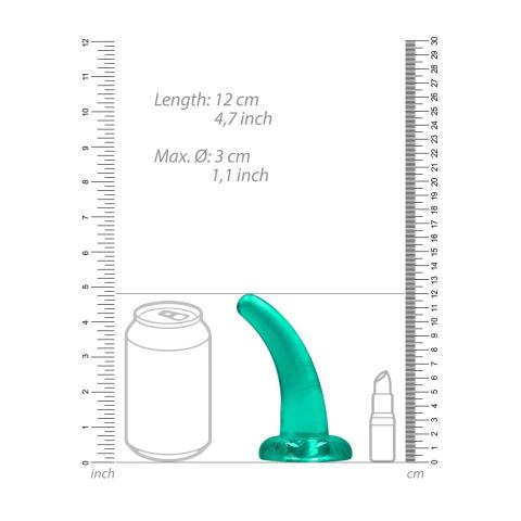 Przezroczyste dildo z przyssawką 11,2 cm – analne i waginalne