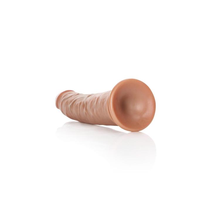 Smukłe realistyczne dildo z przyssawką 18 cm | Punkt g
