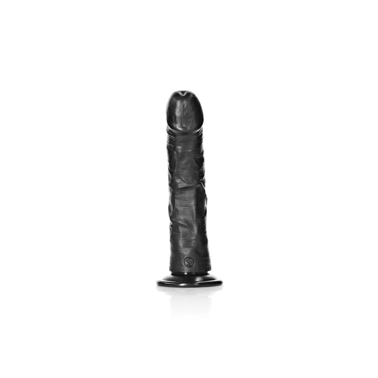 Realistyczne zakrzywione dildo z przyssawką 20,5 cm | Punkt g | Loris.pl
