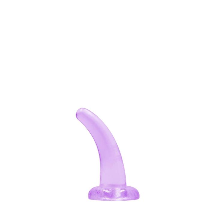 Przezroczyste dildo analne z przyssawką 11,2 cm