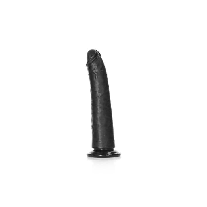Smukłe realistyczne dildo z przyssawką 18 cm | Punkt g