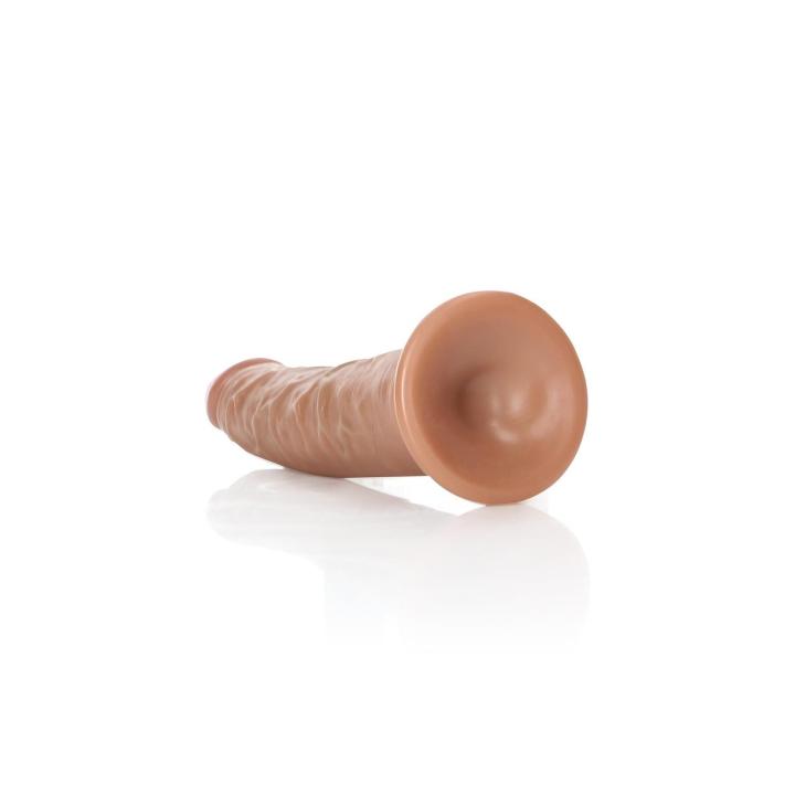 Smukłe realistyczne dildo z przyssawką 15,5 cm do punktu G