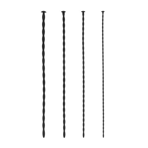 Silikonowe sondy cewkowe spiralne 4 szt 30 cm