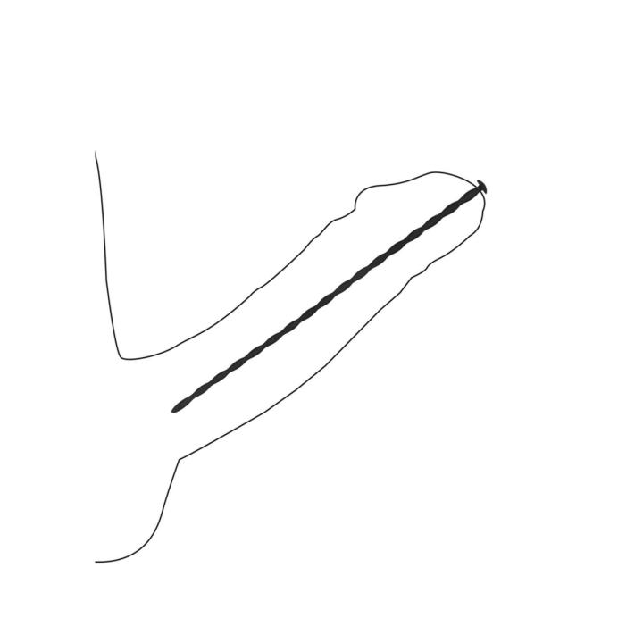 Silikonowe sondy cewkowe spiralne 4 szt 30 cm