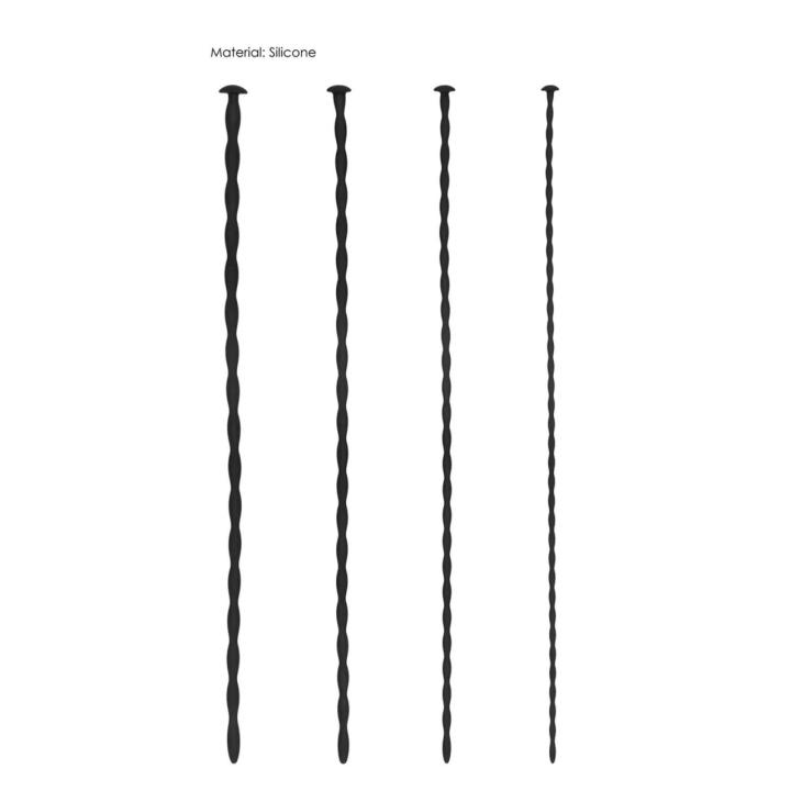 Silikonowe sondy cewkowe spiralne 4 szt 30 cm