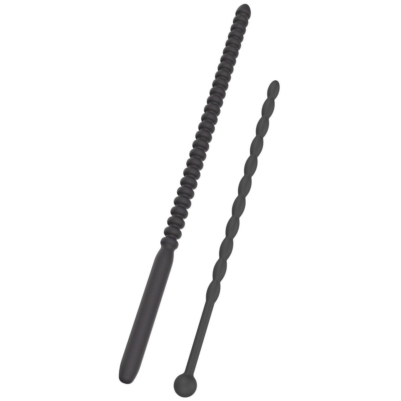 Prążkowane rozszerzacze cewki moczowej 2 szt czarne | Loris.pl