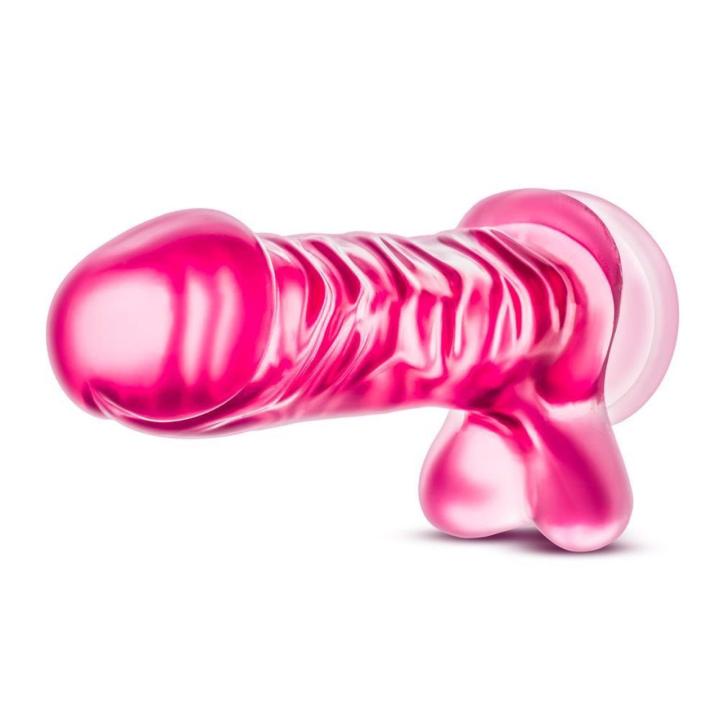 Różowe dildo żelowe z przyssawką – realistyczne doznania