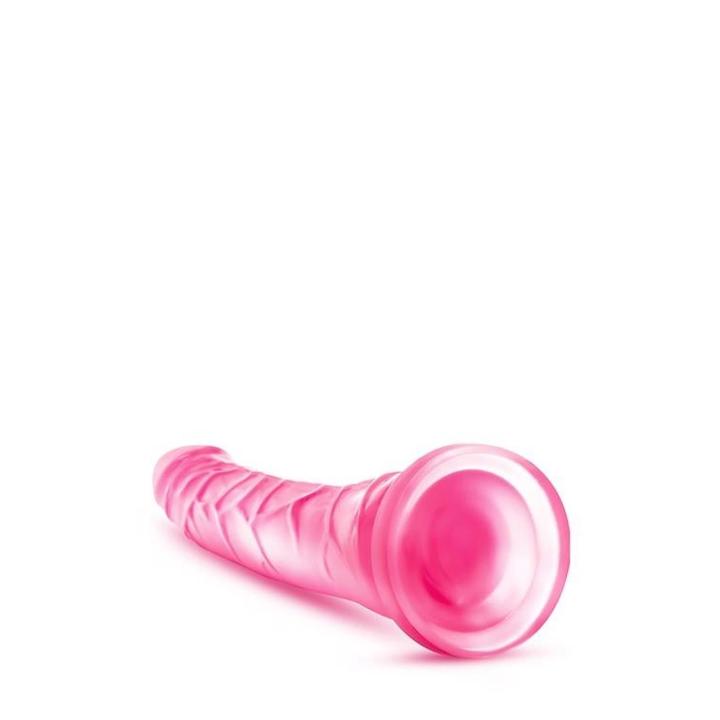 Różowe żelowe dildo realistyczne z przyssawką