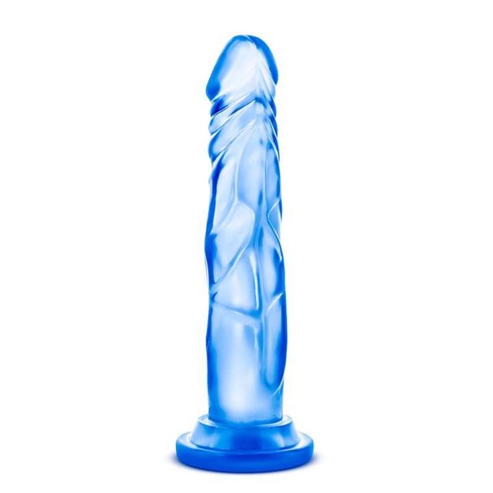 Żelowe dildo z przyssawką realistyczne, wąskie | Loris.pl