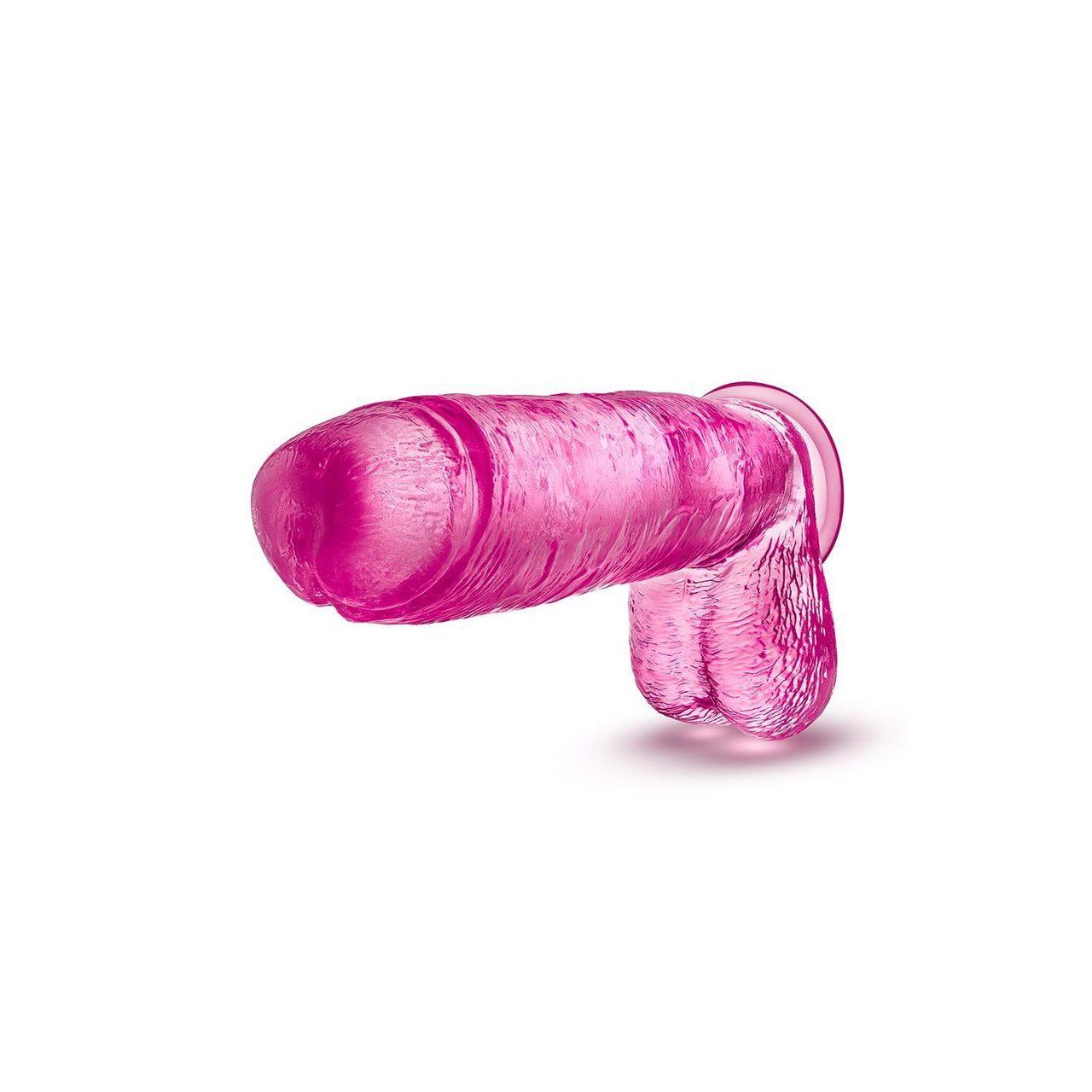Duże dildo żelowe z przyssawką 26,7 cm – przezroczyste, punkt G i P