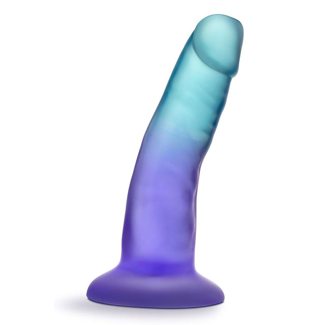 Realistyczne dildo z przyssawką 13,9 cm gradient | Loris.pl