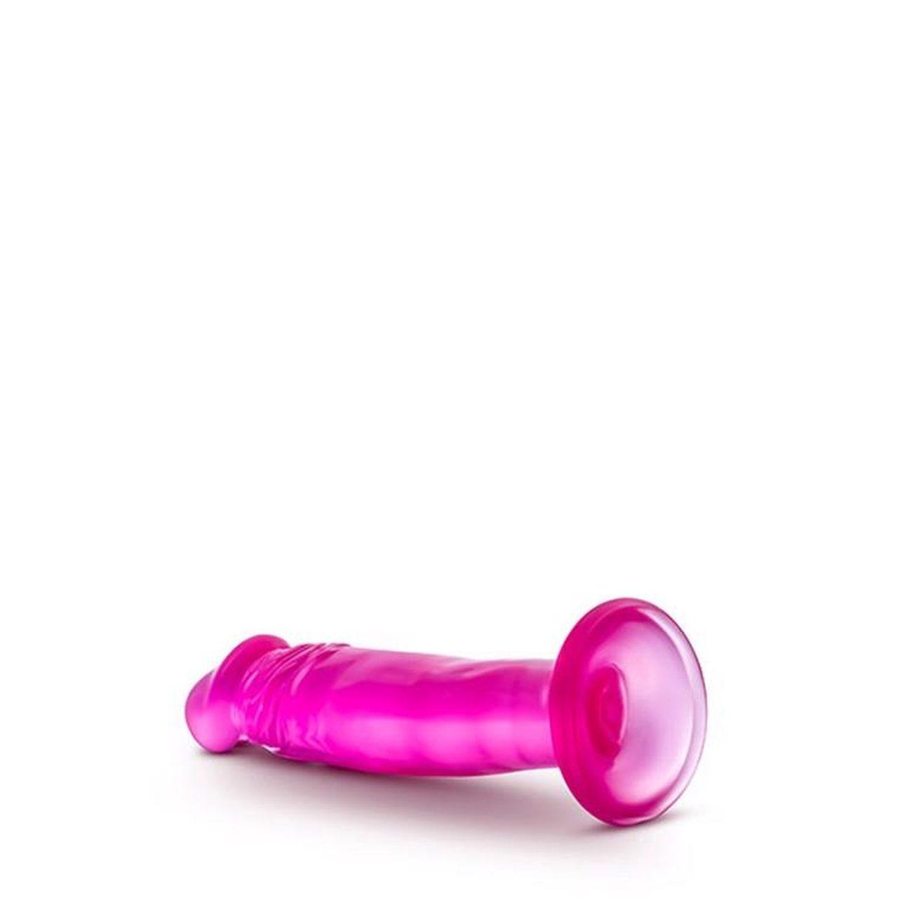 Różowe dildo żelowe 15,2 cm z przyssawką | Loris.pl