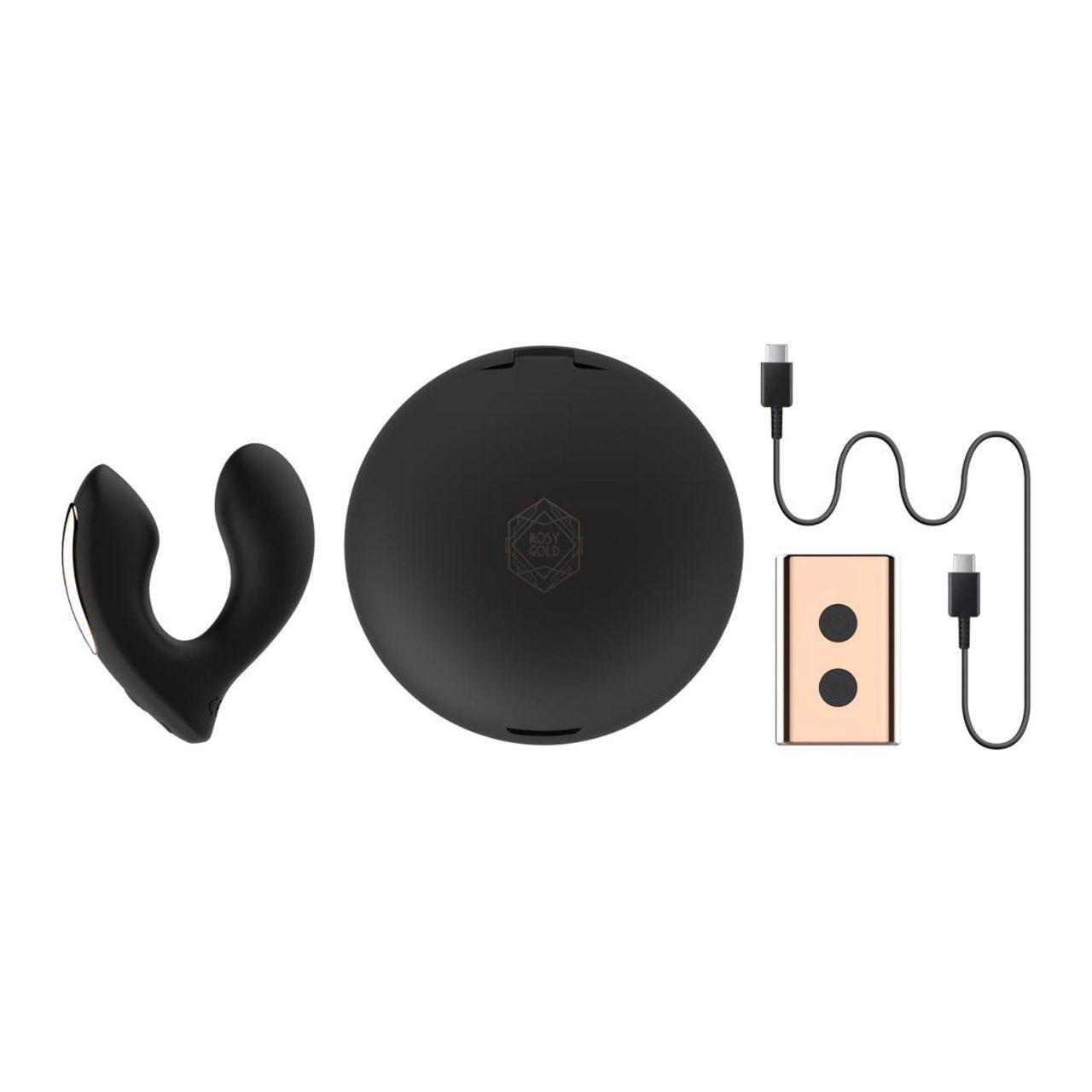 Wibrator do noszenia z etui ładującym | Dyskretny, czarny | Loris.pl