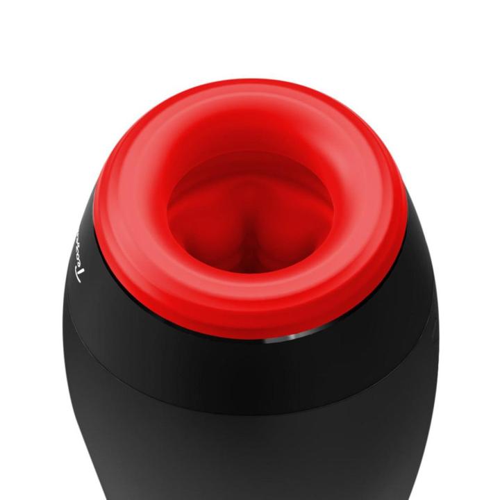 Masturbator oralny z podgrzewaniem i ssaniem | Wibracje + ruch posuwisty