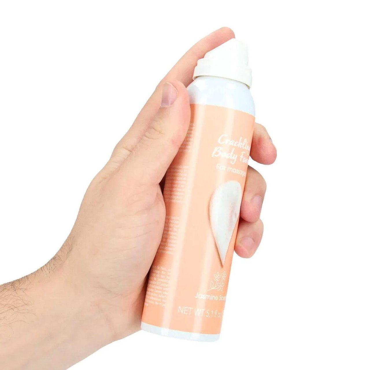 Strzelająca pianka do masażu jaśmin 150 ml | Mrowiący efekt dla par