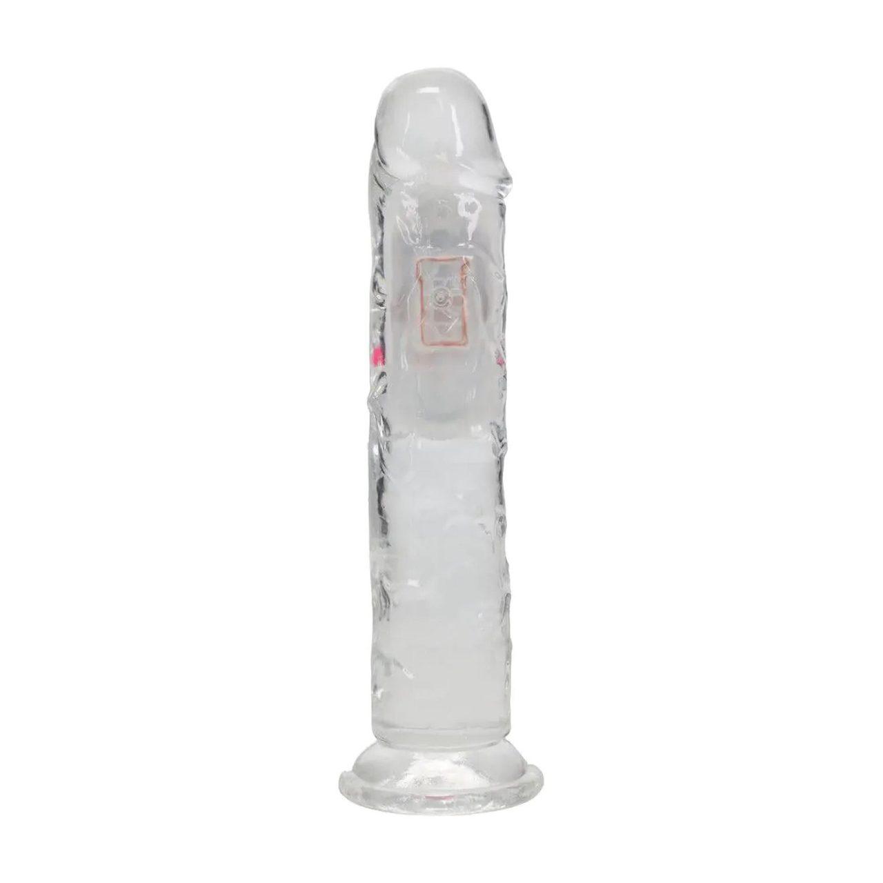 Realistyczny wibrator dildo 18 cm LED z przyssawką i do uprzęży | Loris.pl