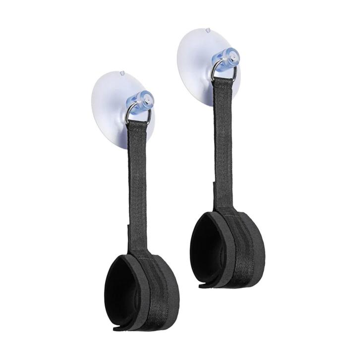 Regulowane kajdanki z przyssawkami do BDSM – łazienka i gładkie powierzchnie