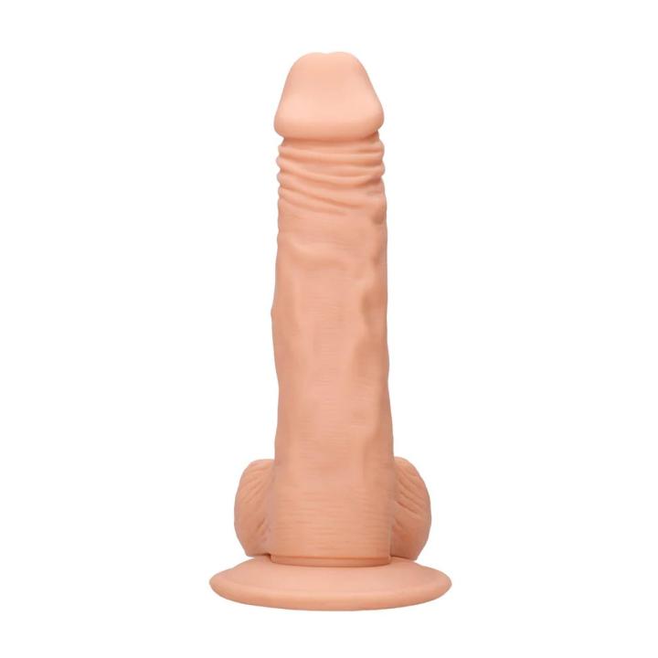 Realistyczne dildo z jądrami 20 cm – miękkie skin tpe i mocna przyssawka