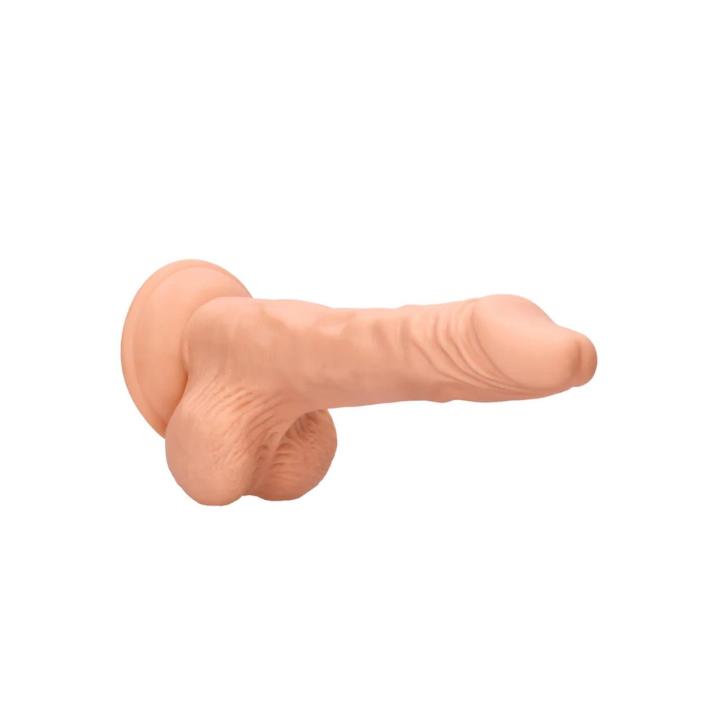 Realistyczne dildo z jądrami 20 cm – miękkie skin tpe i mocna przyssawka