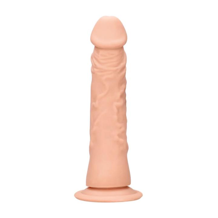 Realistyczne dildo 17 cm z przyssawką i strukturą Skin | Loris.pl