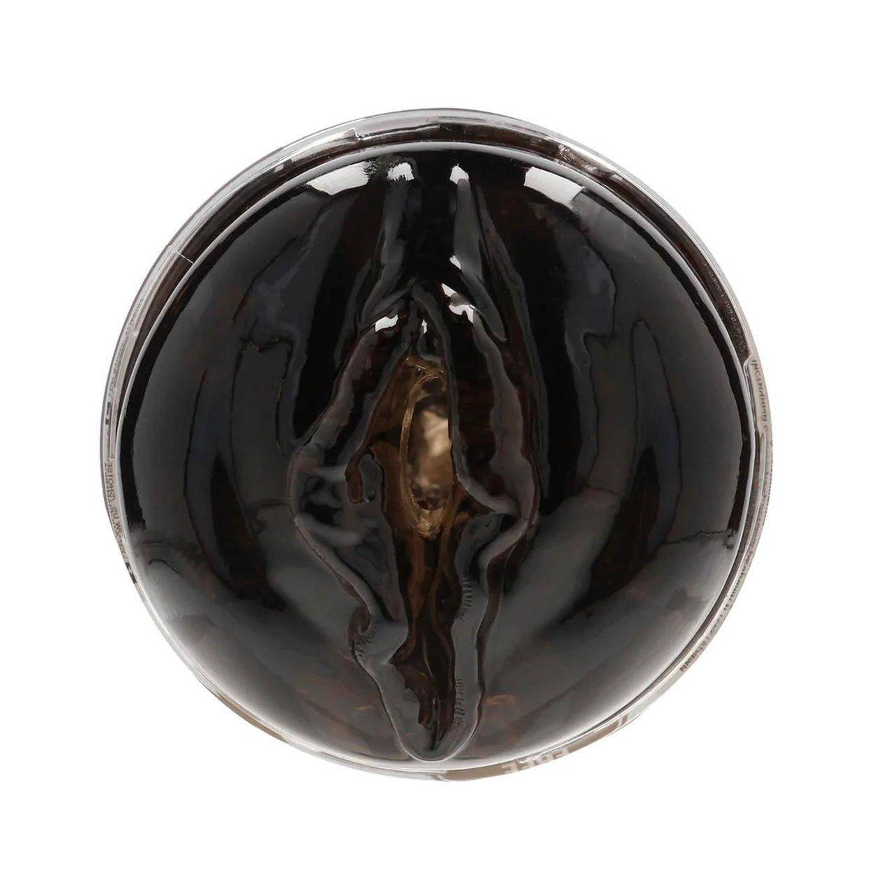 Czarny masturbator typu wagina z TPE i teksturą | Loris.pl