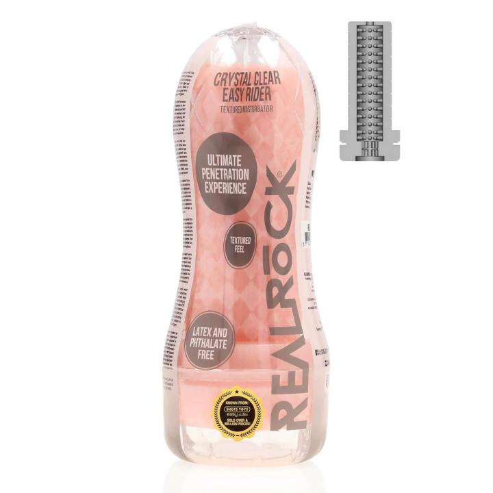 Cielisty masturbator z teksturą TPE – kompaktowy, intensywna stymulacja | Loris.pl