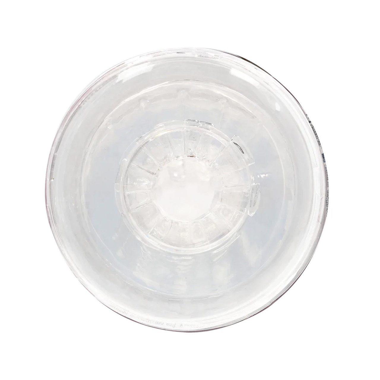 Transparentny masturbator teksturowany TPE – kompaktowa przyjemność | Loris.pl