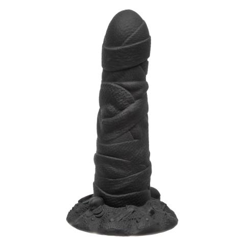 Duże dildo fantasy z przyssawką i teksturą 3D