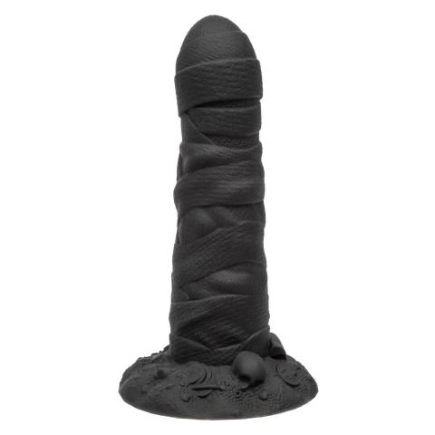 Duże dildo fantasy z przyssawką i teksturą 3D