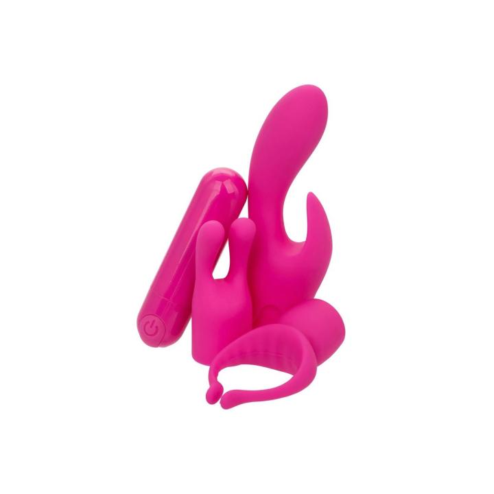 Wodoodporny mini bullet z 3 końcówkami - 10 trybów, USB, IPX7 | Loris.pl