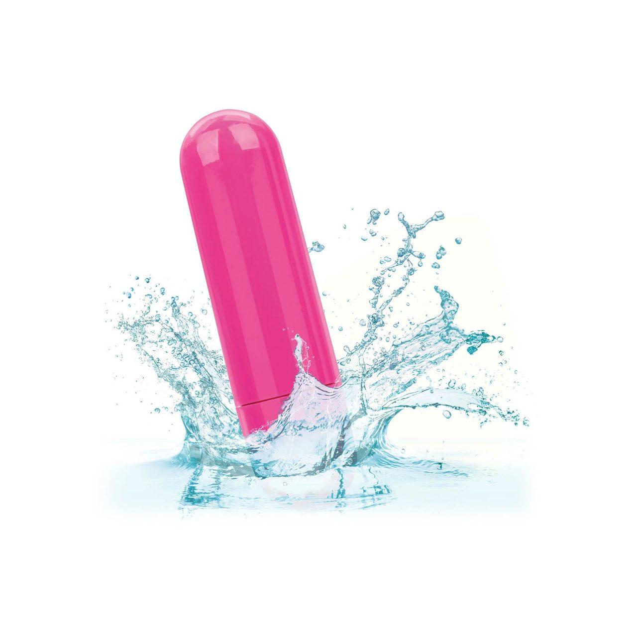 Wodoodporny mini bullet z 3 końcówkami - 10 trybów, USB, IPX7 | Loris.pl