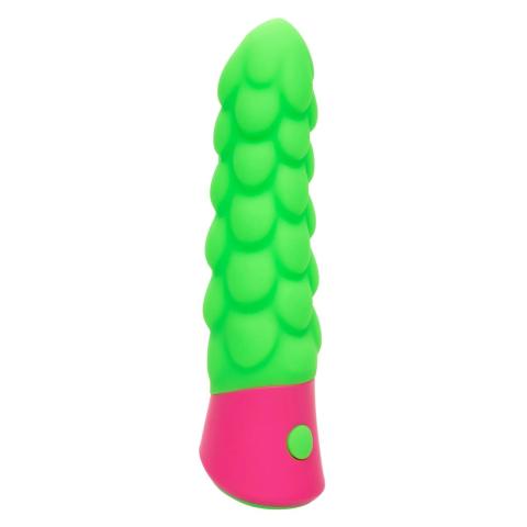 Falisty wibrator silikonowy 10 trybów IPX7 | USB, pamięć i blokada