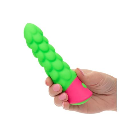 Falisty wibrator silikonowy 10 trybów IPX7 | USB, pamięć i blokada