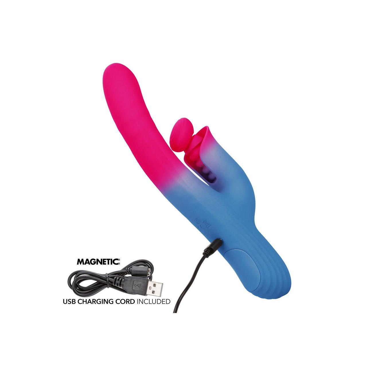 Króliczek z ruchem posuwistym i 3 silnikami IPX7 | 1000 kombinacji | Loris.pl