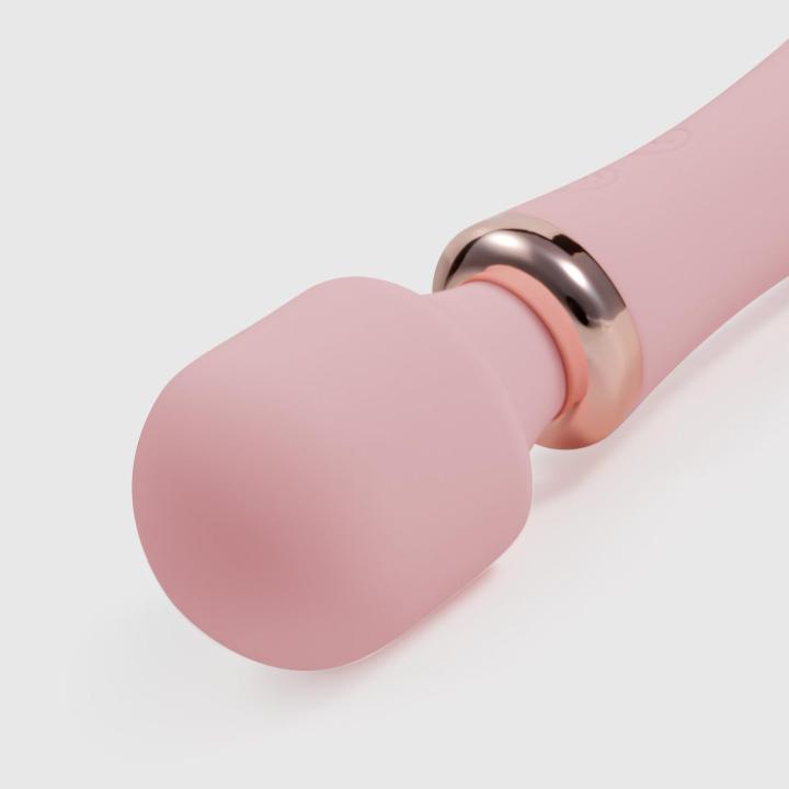 Podwójna różdżka masująca z grzaniem i 10 trybami wibracji 21 cm