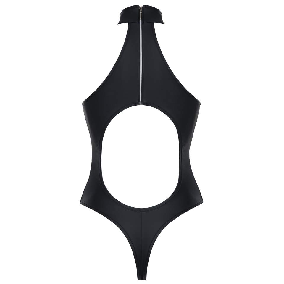 Seksowne czarne body Demoniq Keto ze stójką