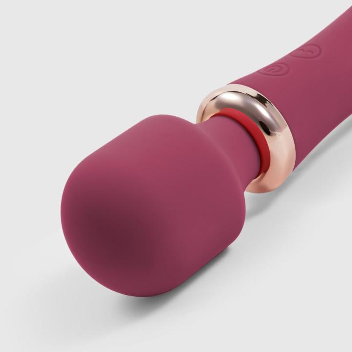 Podwójna różdżka masująca z grzaniem i 10 trybami | 21 cm