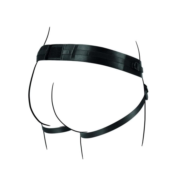 Regulowana uprząż strap-on z o-ringiem 5 cm | Stabilne mocowanie