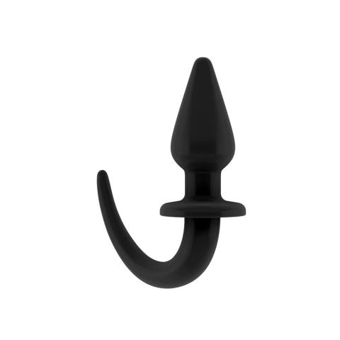 Elastyczny korek analny z gumy z ogonkiem – plug analny
