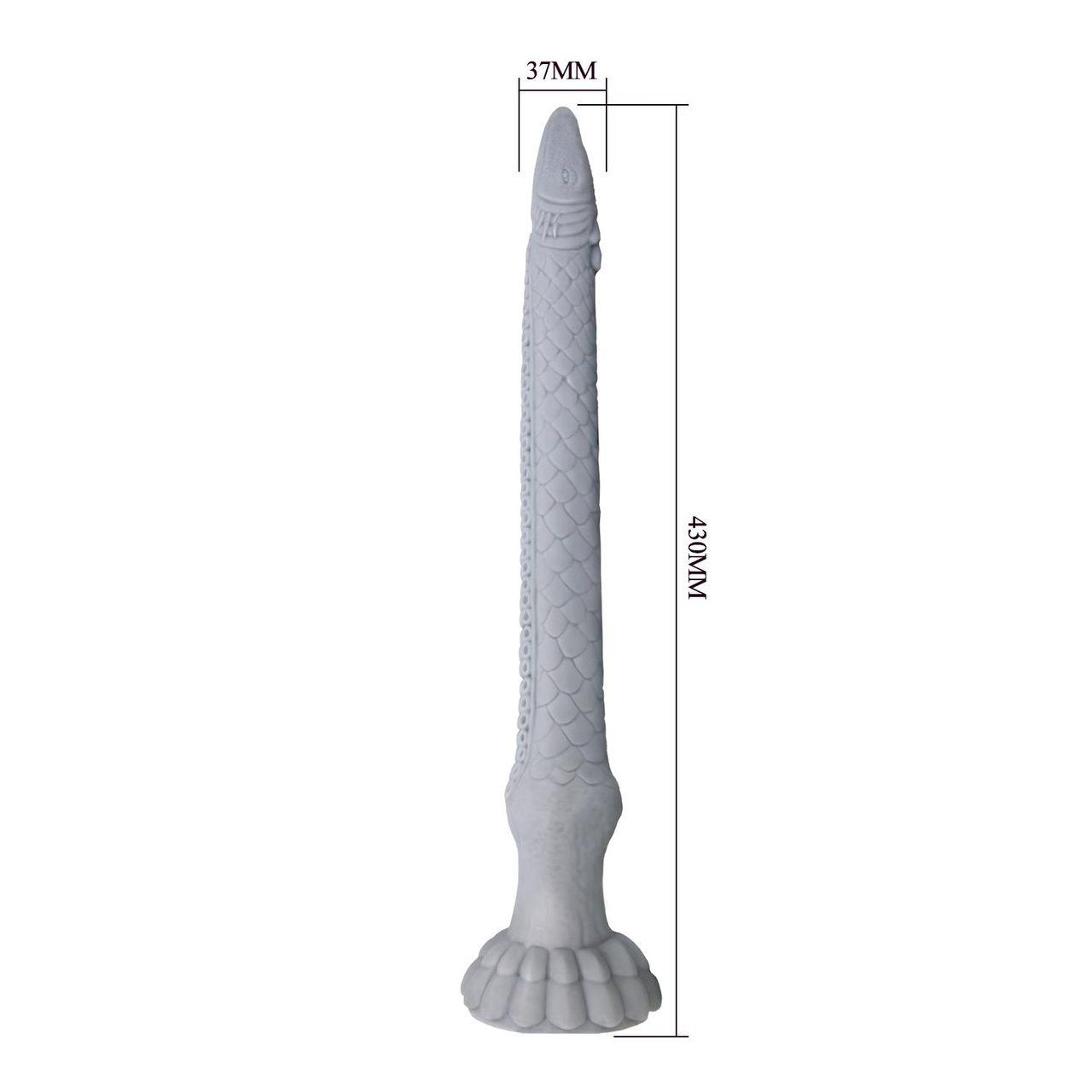 Gigantyczne dildo silikonowe 43 cm z przyssawką | Loris.pl