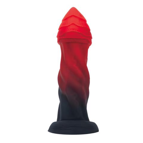 Gigantyczne dildo silikonowe 25 cm z przyssawką i wypustkami