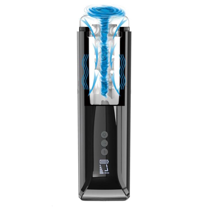 Masturbator z ssaniem i wibracjami 7 trybów | Wyświetlacz LED | Loris.pl