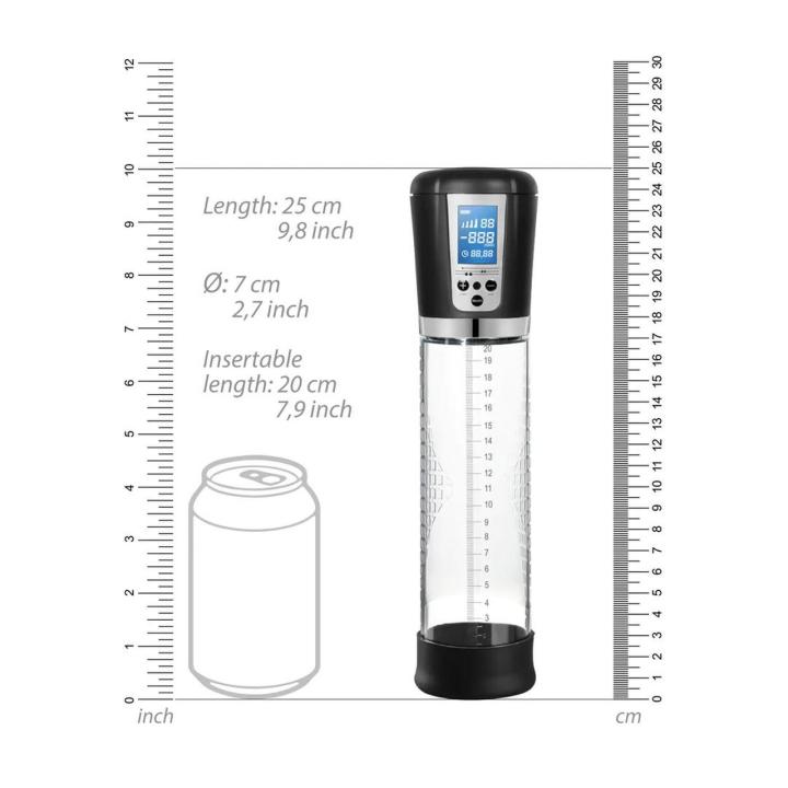 Automatyczna pompka próżniowa z akumulatorem i LED 25 cm