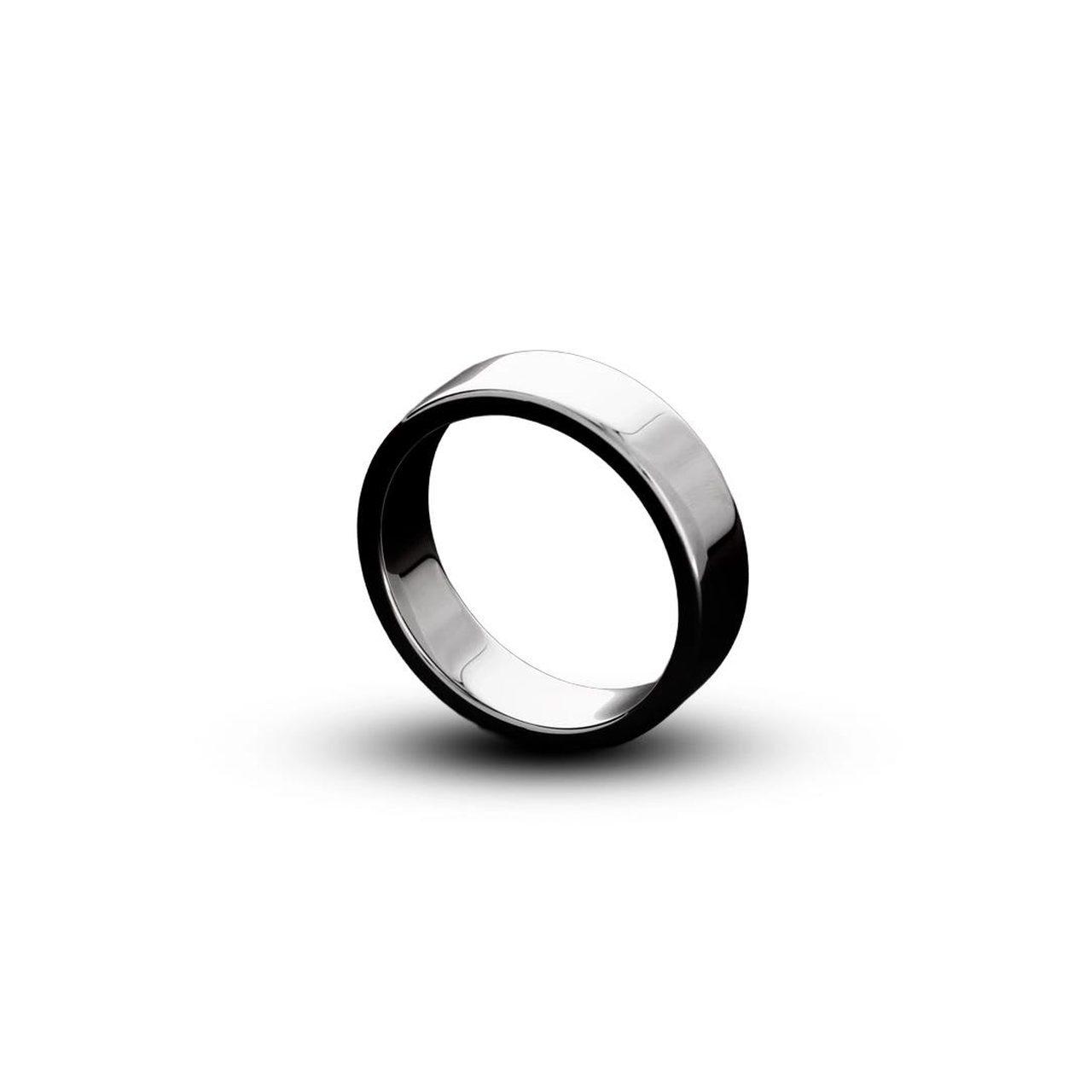 Stalowy pierścień erekcyjny płaski 12 mm – bez wibracji | Loris.pl