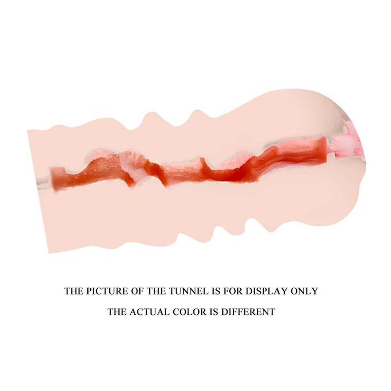 Masturbator wagina 3D z wibrującym jajkiem – TPR | Loris.pl