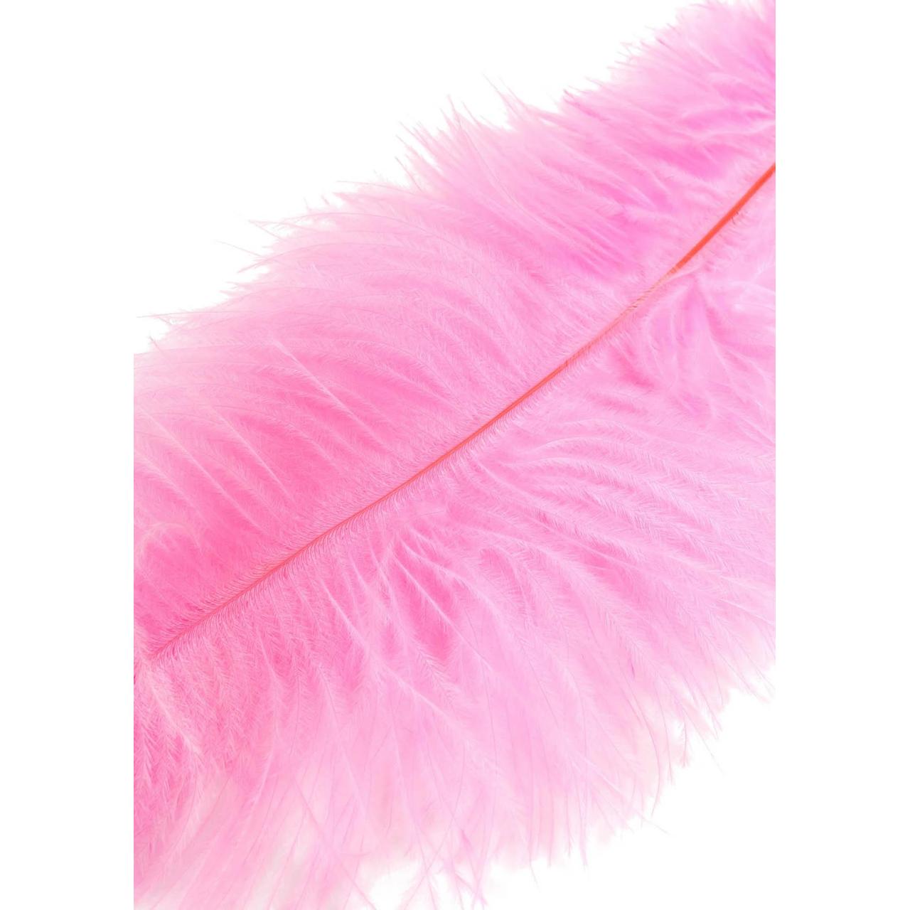 Różowe piórko BDSM z podwójną końcówką – zmysłowe łaskotanie | Loris.pl