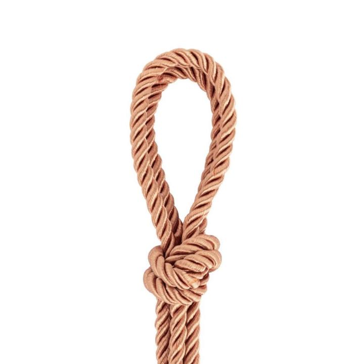 Zestaw lin do bondage i shibari różowe złoto