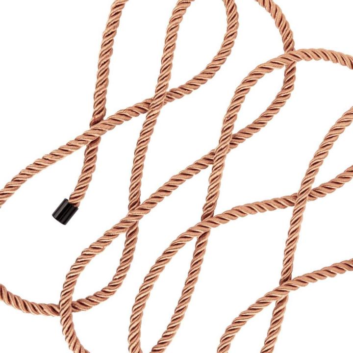 Zestaw lin do bondage i shibari różowe złoto