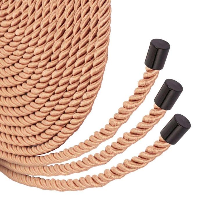 Zestaw lin do bondage i shibari różowe złoto