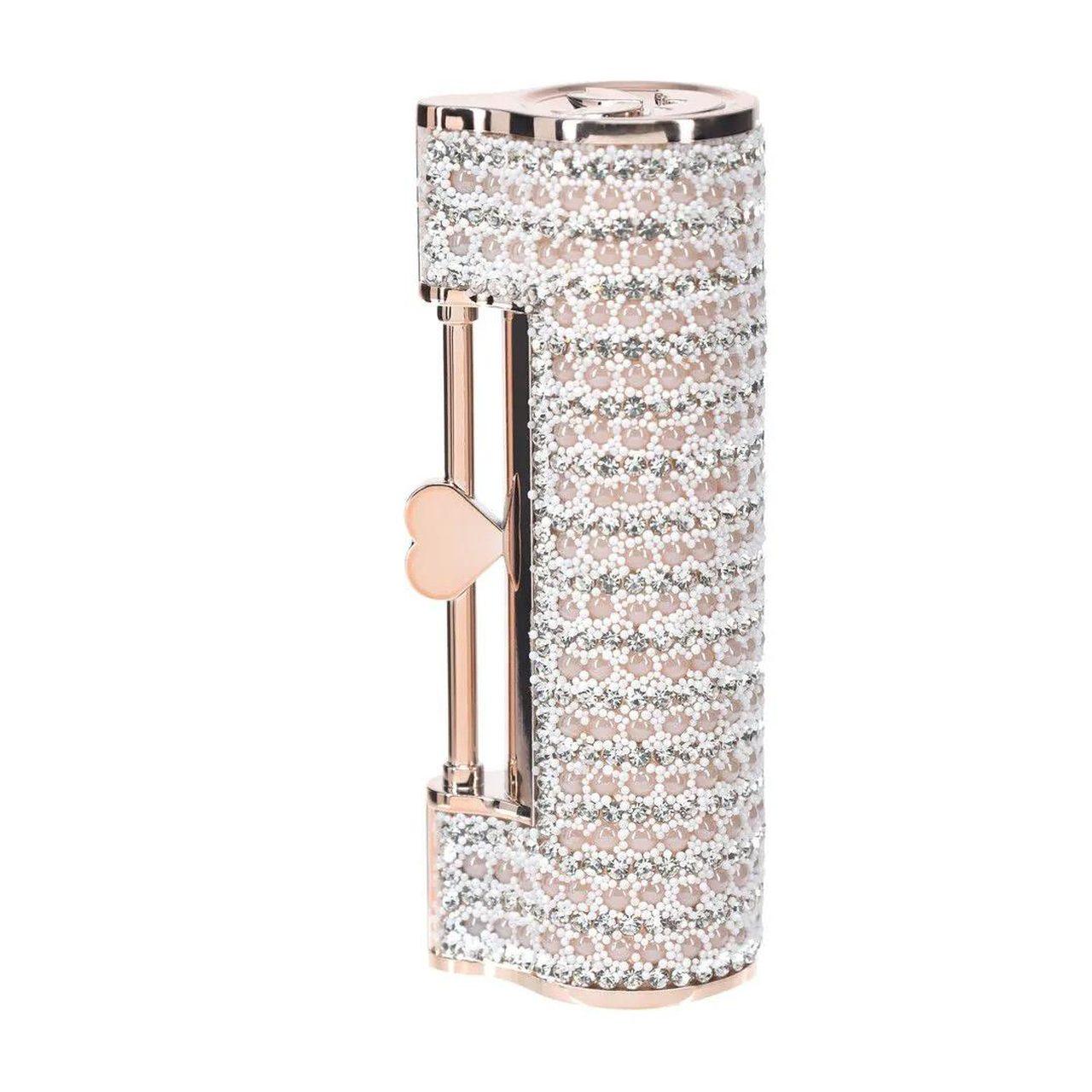 Mini wibrator w szmince różowy | Dyskretny, 5 prędkości, USB